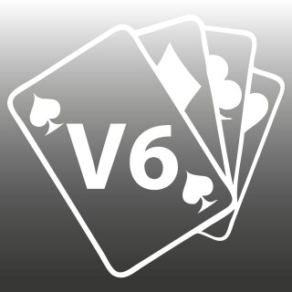 V6 Karten Aufkleber