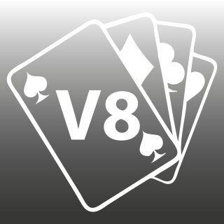 V8 Karten Aufkleber