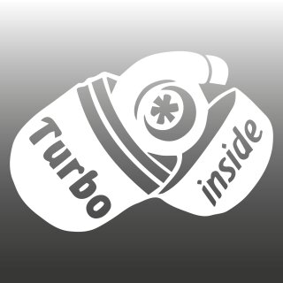 Turbo inside Aufkleber
