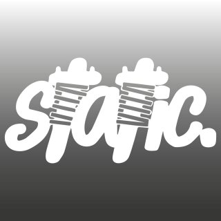 Static-Fahrwerk Aufkleber