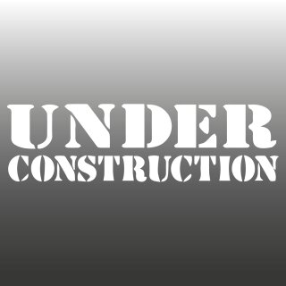 Under Construction Aufkleber AutoAufkleber