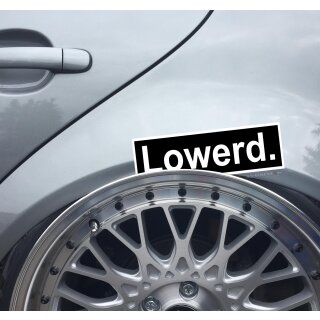 Lowerd Aufkleber Low Slap