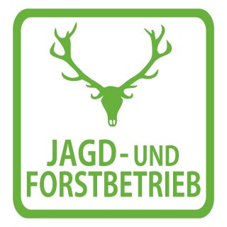 Jagd und Forstbetrieb Aufkleber Wald Arbeiter Baum...