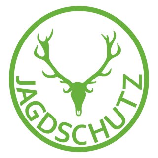 Jagdschutz Aufkleber J&auml;ger F&ouml;rster Sticker...