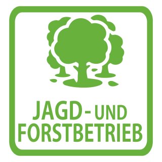 Jagd und Forstbetrieb Aufkleber F&ouml;rster Bekleidung...