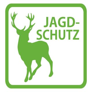 Jagdschutz Aufkleber DJV Autoaufkleber J&auml;ger...