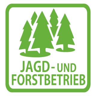 Jagd und Forstbetrieb Aufkleber F&ouml;rster Bekleidung...