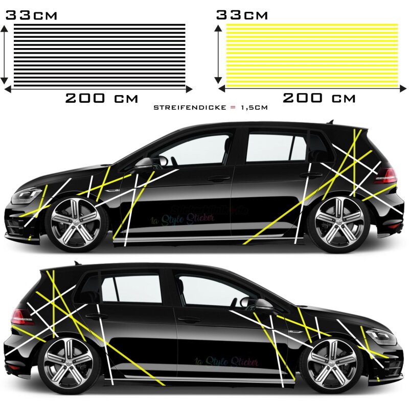 STRIPES DEKOR - MEGA Optik für dein Wagen