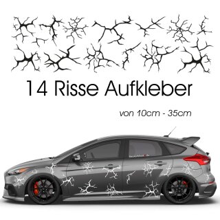 RISS - KRATZER DEKOR - MEGA Optik für dein Wagen + Wunschfarbe