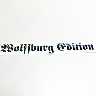 Wolfsburg Edition Auto Aufkleber Oilslick