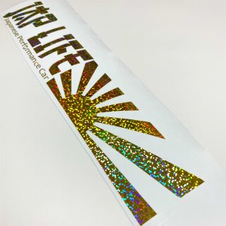 JAP Life Flagge Aufkleber Oilslick