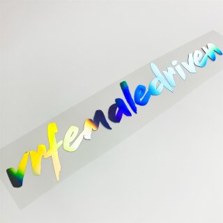 Vrfemaledriven Aufkleber Hologramm