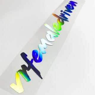 Vrfemaledriven Aufkleber Hologramm