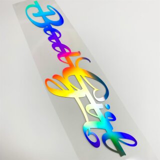 Bad Girl Aufkleber Hologramm