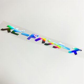 Japan Schrift Aufkleber Hologramm
