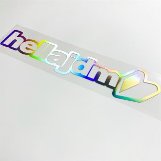 hella jdm Aufkleber Hologramm
