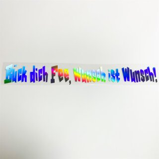 B&uuml;ck dich Fee, Wunsch ist Wunsch! Aufkleber Hologramm
