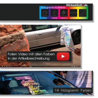 Faction I Love driving slow Aufkleber Hologramm