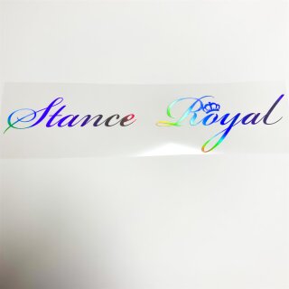 Stance Royal Aufkleber Hologramm
