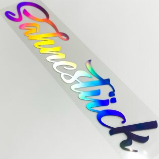 Sahnest&uuml;ck Aufkleber Hologramm