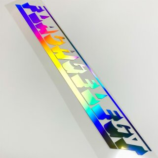 Flachgelegt Aufkleber Hologramm