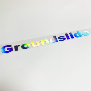 Groundslide Autoaufkleber slick oil Hologramm