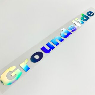 Groundslide Autoaufkleber slick oil Hologramm