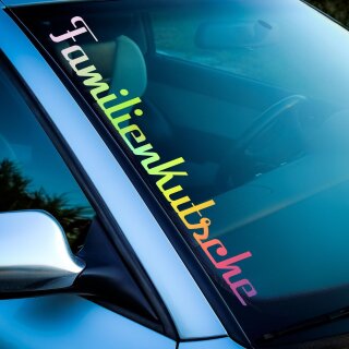 Familienkutsche Aufkleber Hologramm Farbe (Hologramm)