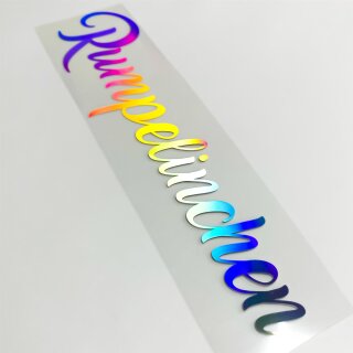 Rumpelinchen Autoaufkleber slick oil Hologramm