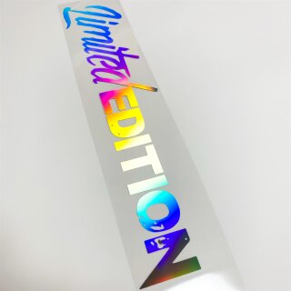 Limited Edition Autoaufkleber slick oil Hologramm