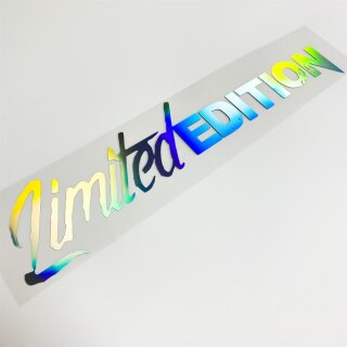 Limited Edition Autoaufkleber slick oil Hologramm