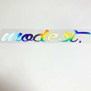 modest. Autoaufkleber slick oil Hologramm