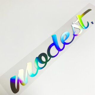 modest. Autoaufkleber slick oil Hologramm