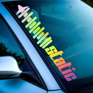 Sto&szlig;d&auml;mpfer static Autoaufkleber slick oil Hologramm