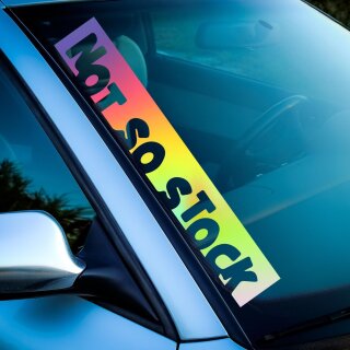 Not So Stock Autoaufkleber slick oil Hologramm