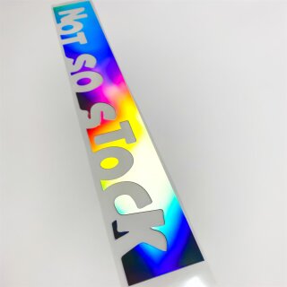 Not So Stock Autoaufkleber slick oil Hologramm