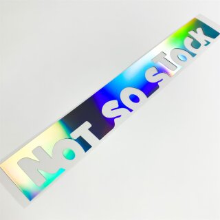 Not So Stock Autoaufkleber slick oil Hologramm