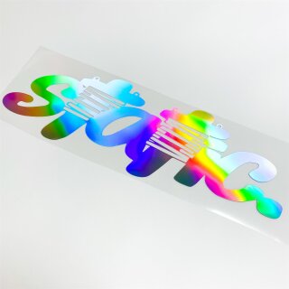Static. Autoaufkleber slick oil Hologramm