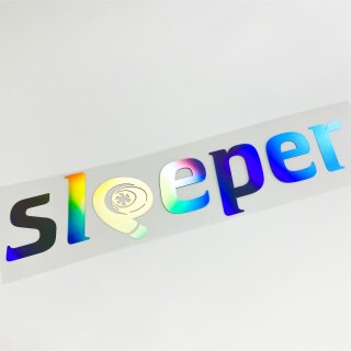 sleeper Turbo Autoaufkleber slick oil Hologramm