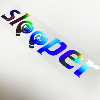 Sleeper Doppel Turbo Autoaufkleber slick oil Hologramm