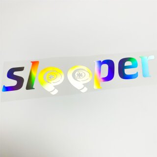 Sleeper Doppel Turbo Autoaufkleber slick oil Hologramm