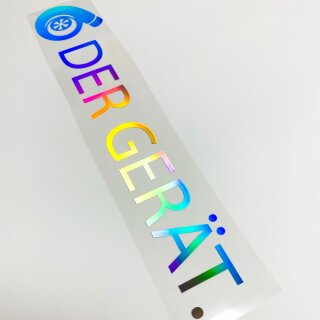 Turbo Der Ger&auml;t.Autoaufkleber slick oil Hologramm