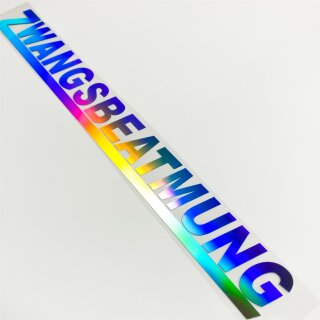 Zwangsbeatmung Aufkleber Hologramm Sticker
