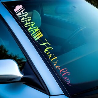 Sto&szlig;d&auml;mpfer Hartroller Auto Aufkleber slick oil