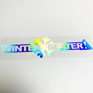 Winter Beater! Auto Aufkleber slick oil