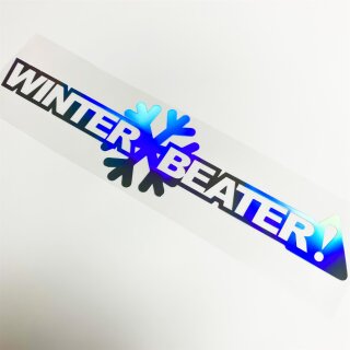 Winter Beater! Auto Aufkleber slick oil