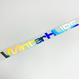 WinterHURE Auto Aufkleber slick oil