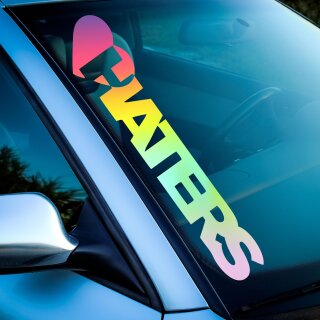 Love Haters Auto Aufkleber slick oil
