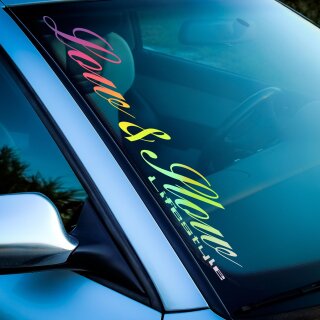 Low &amp; Love Auto Aufkleber slick oil