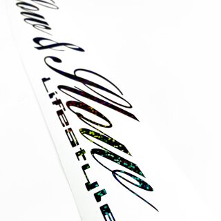 Low &amp; Love Auto Aufkleber slick oil